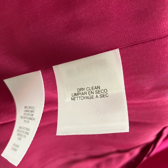 Jones New York Signature Boxy ladies Fuschia Jacket - Picture 5 of 6